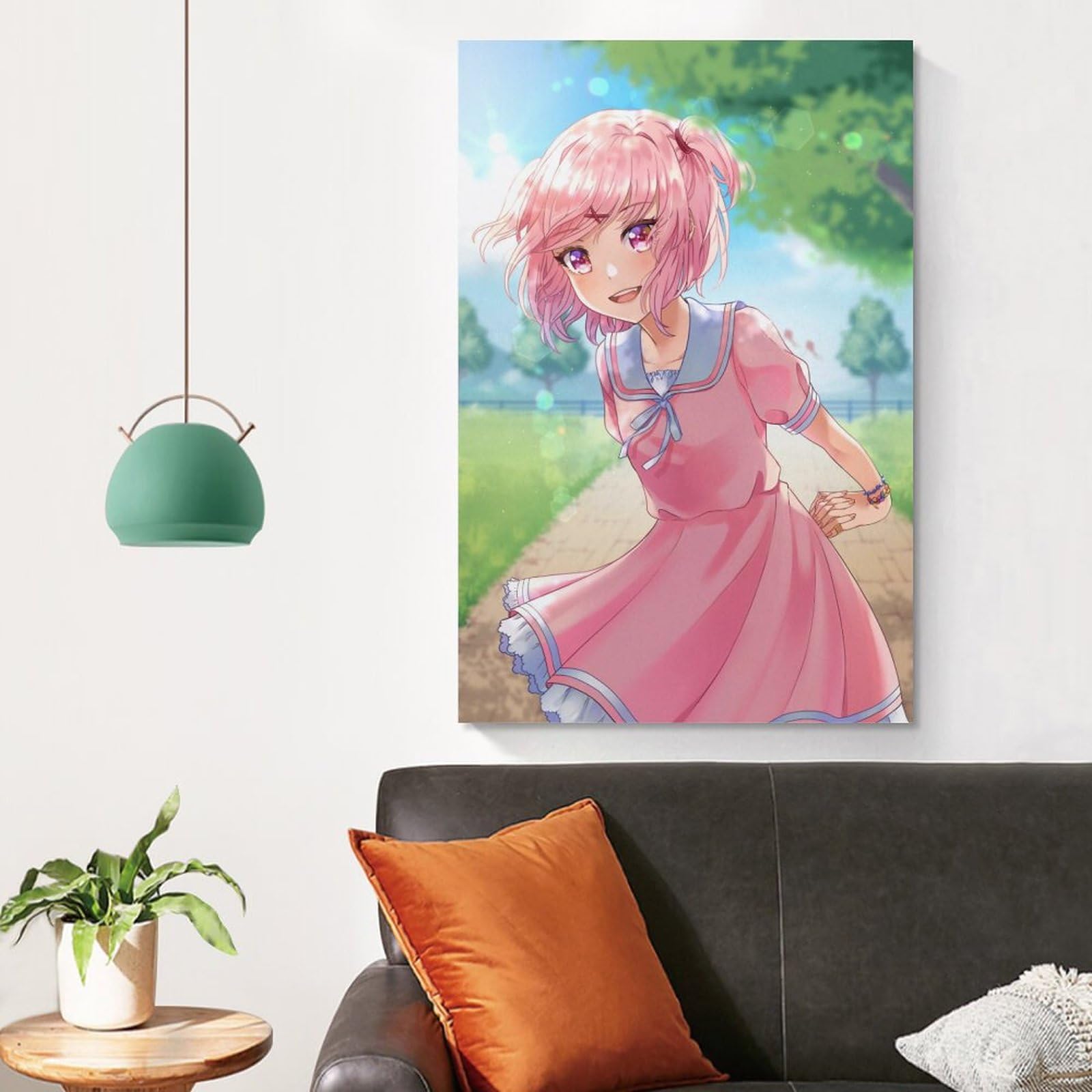 Amazon.co.jp: 絵画 ドキドキ文芸部 ナツキ ポスター 装飾画 Unframe